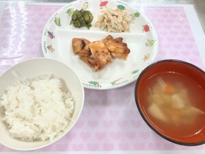 1月8日 昼食